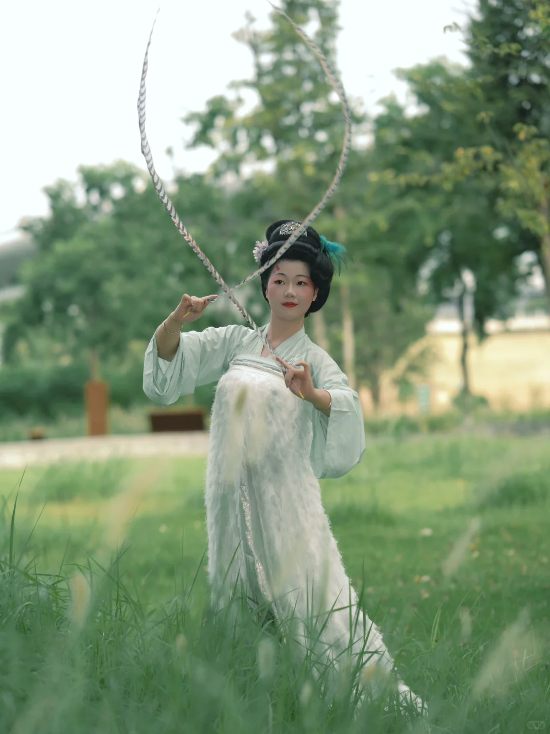 青羽颦颦柳如丝