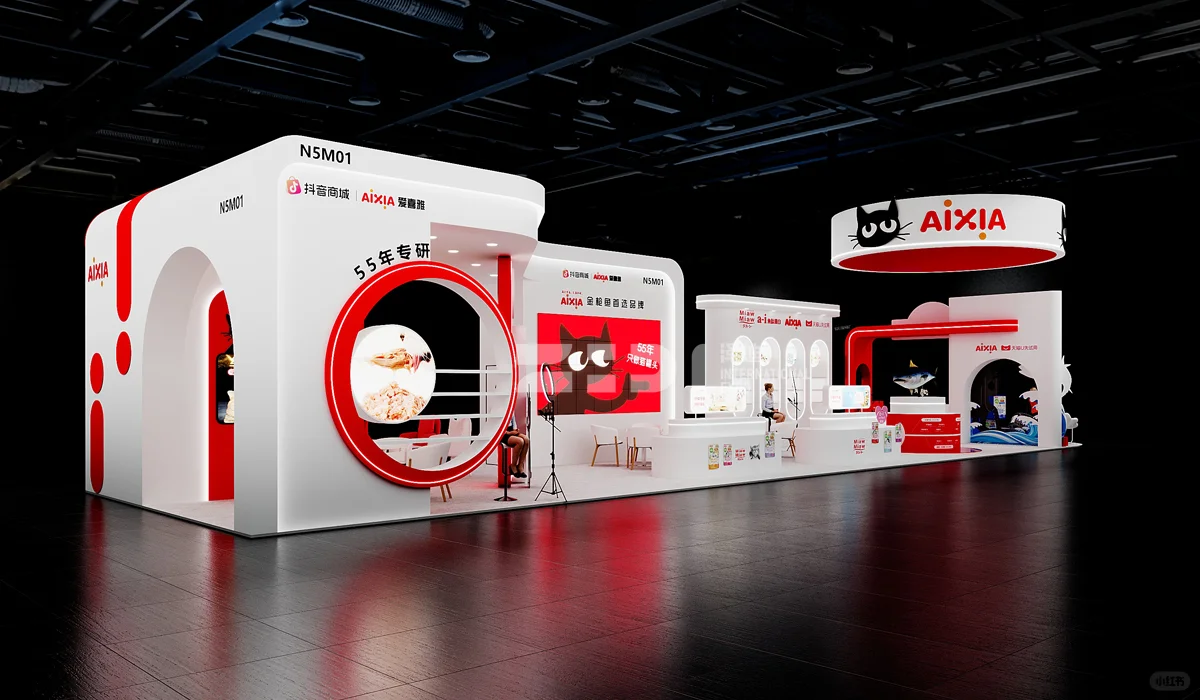 1:1还原?144平上海宠物展会设计布置搭建