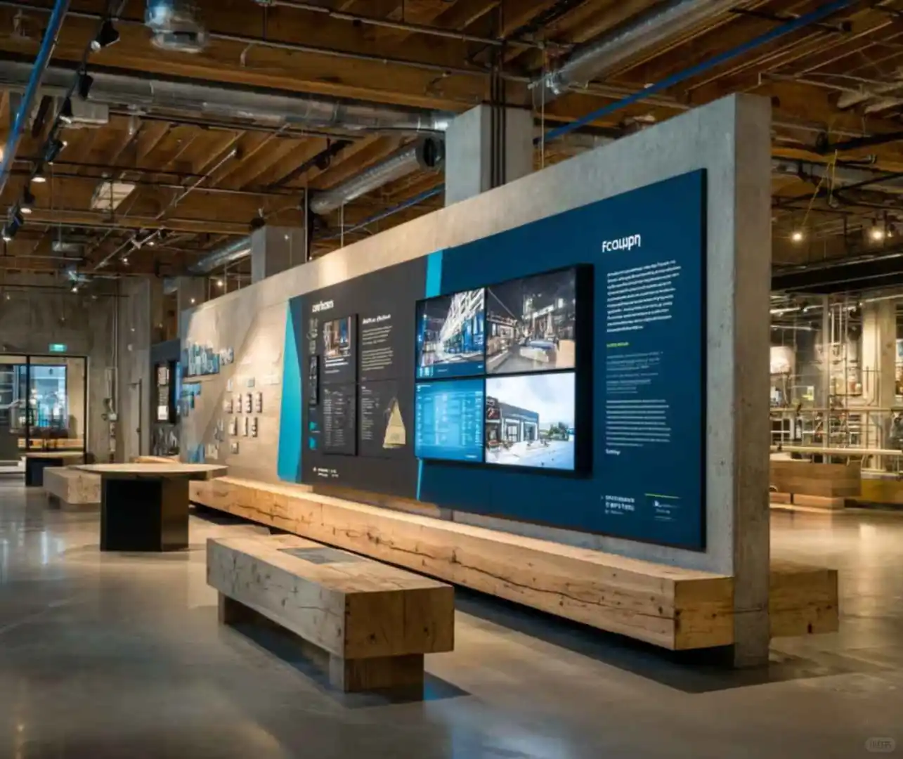 谁说工业风不能做展览了?