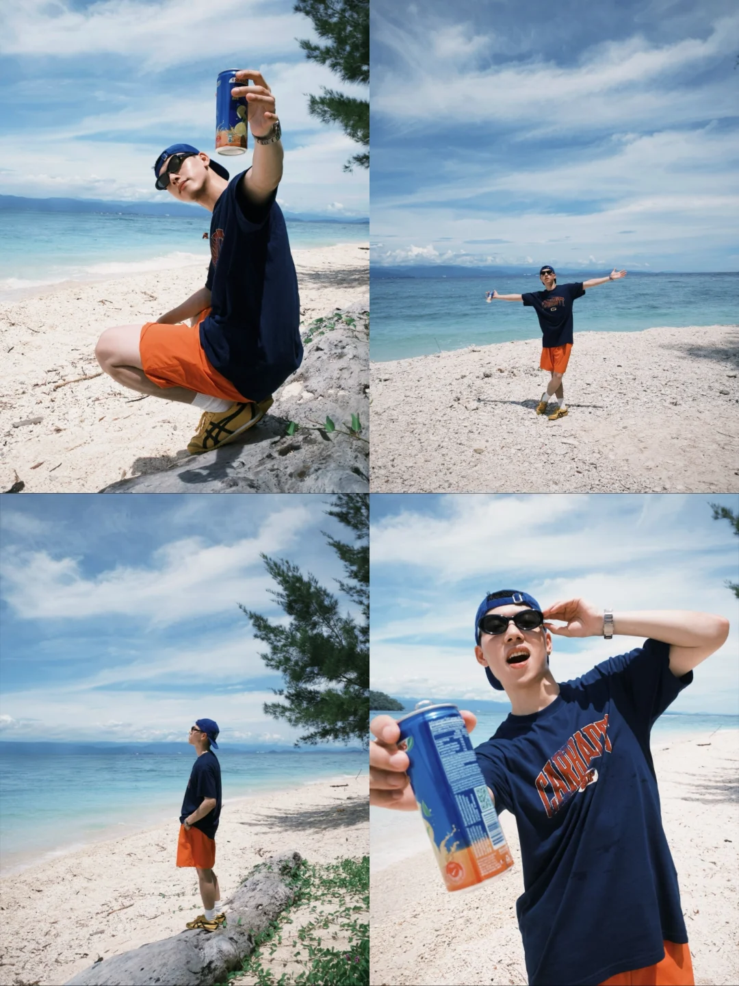 海边沙滩拍照姿势不会摆的快锁死！直接抄