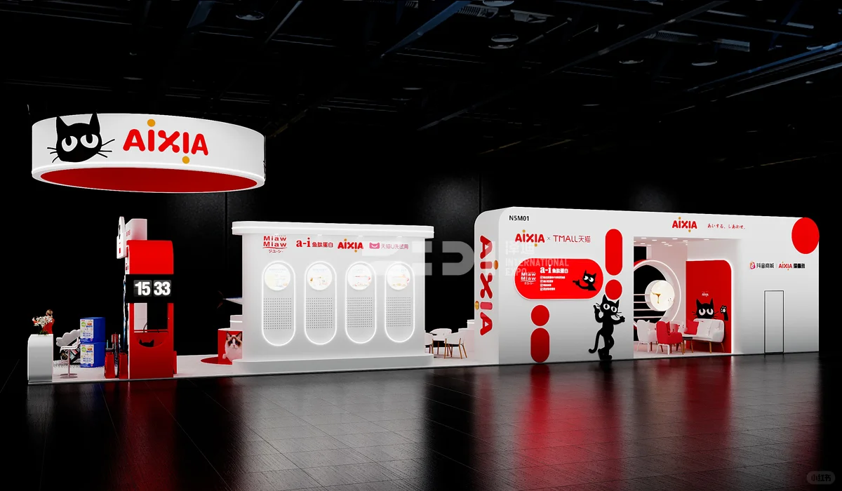 1:1还原?144平上海宠物展会设计布置搭建