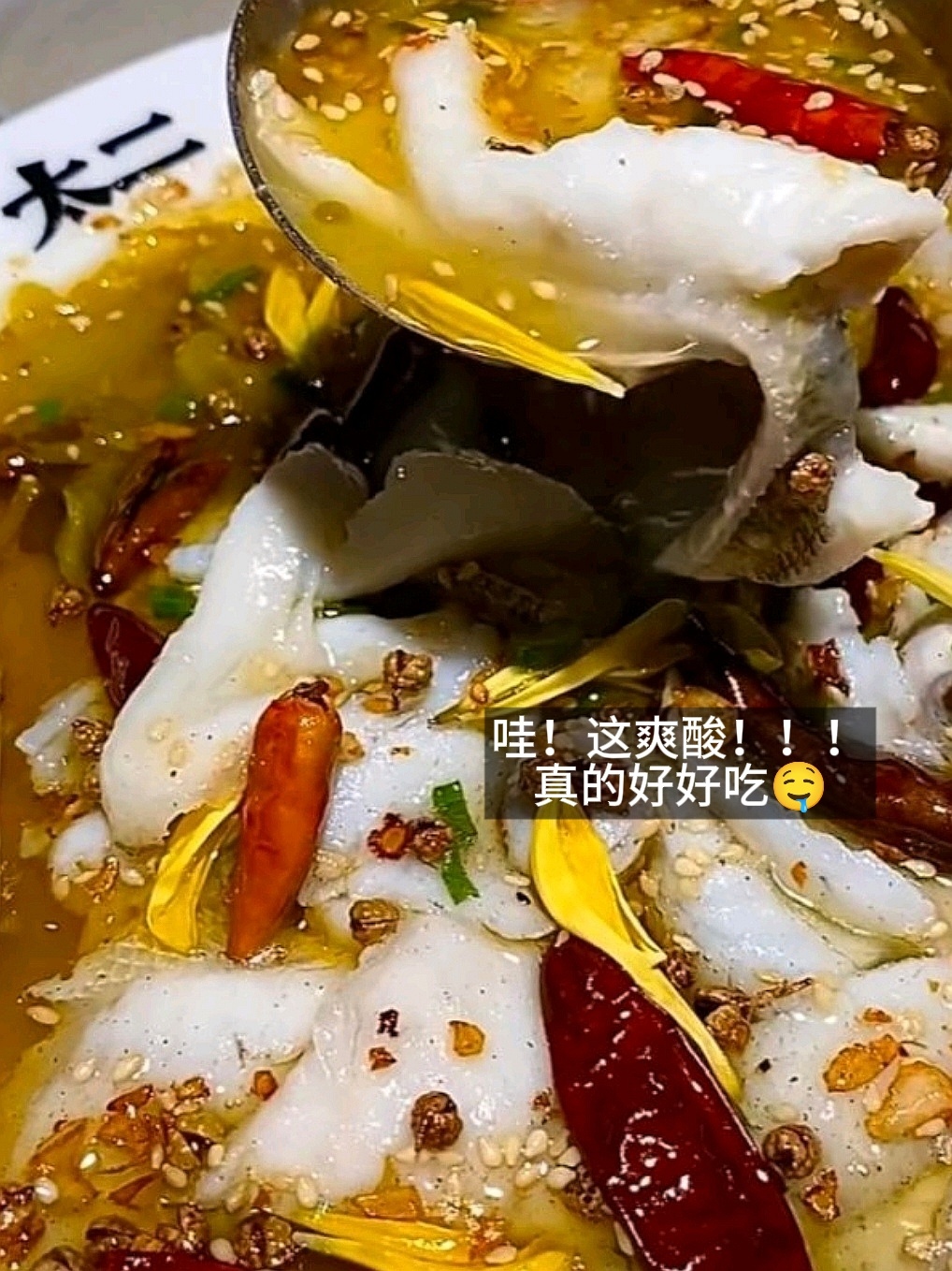 牛马打工人吃上了好运酸菜鱼?