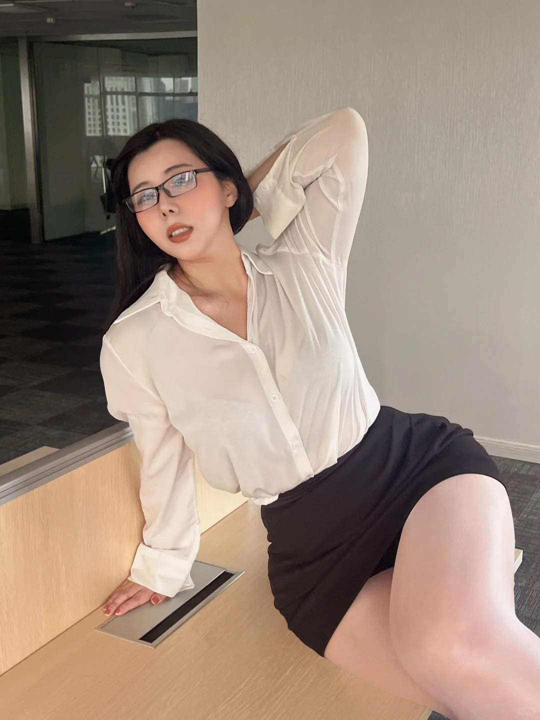 戴眼镜很不一样的那一种