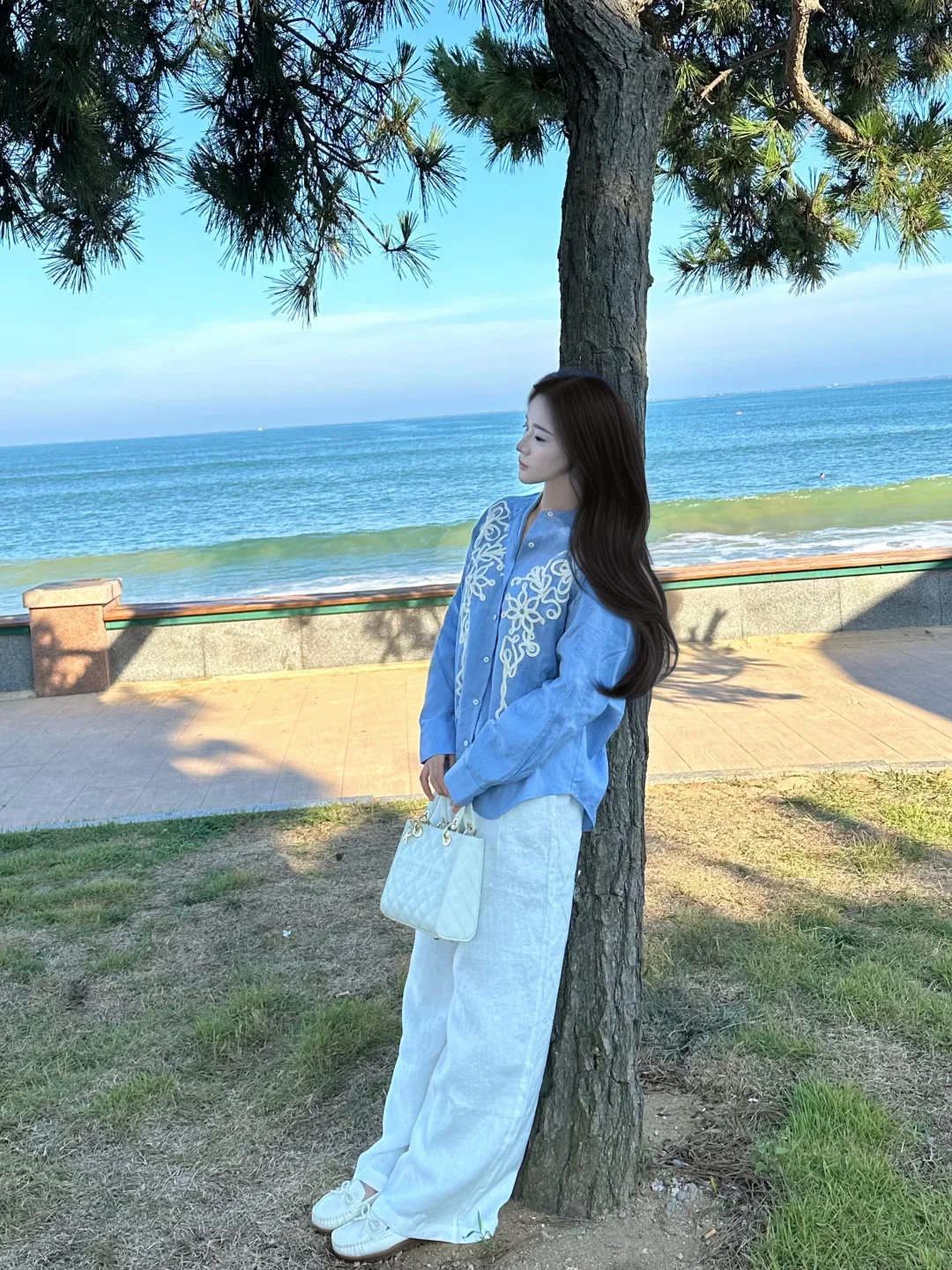 海边氛围感穿搭～