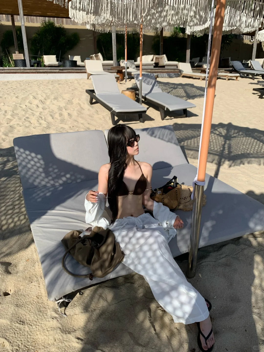 OOTD｜去海边这样穿真的很松弛??