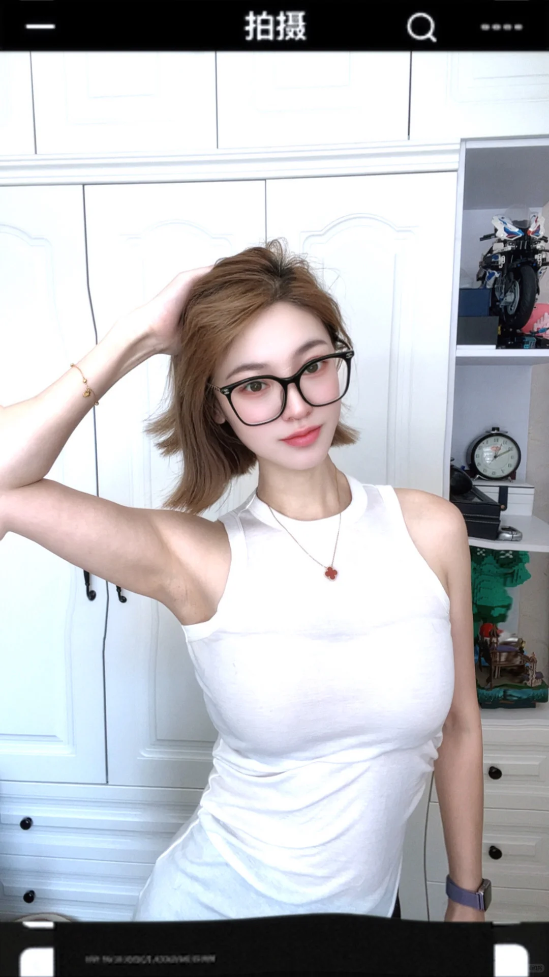 中年少妇，失业后，生活状态，之居家自拍篇