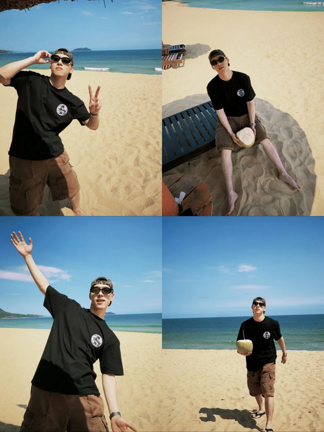 海边沙滩拍照姿势不会摆的快锁死！直接抄