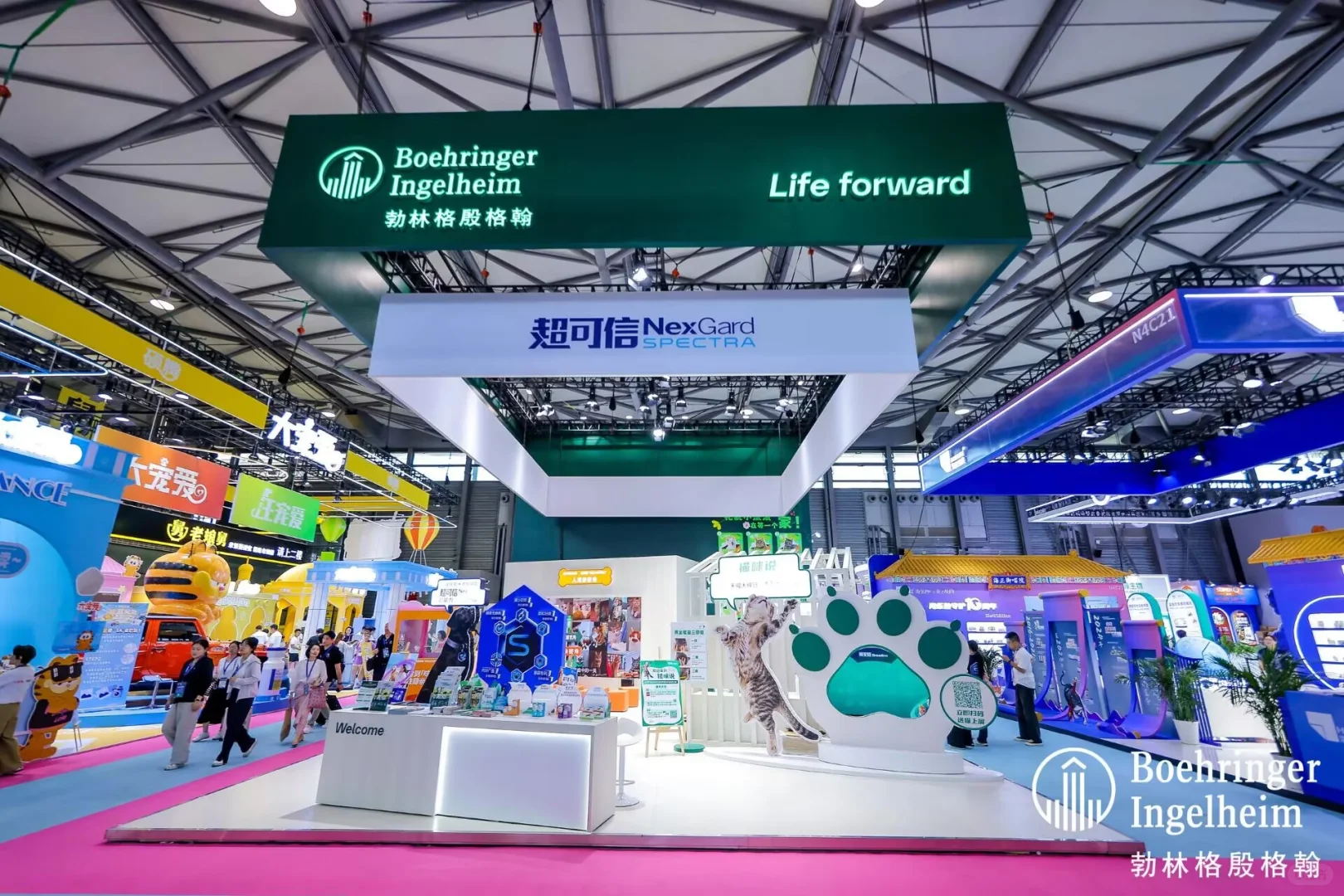?上海亚宠展|勃林格殷格翰展台?速闪