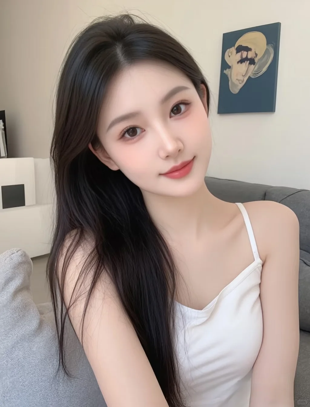 今天的妆容很清新美美哒！