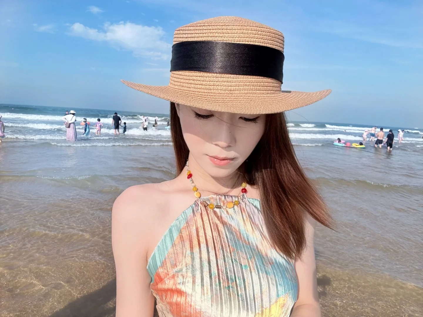 ?️海边穿搭灵感～才20几?的挂脖！我爱了！