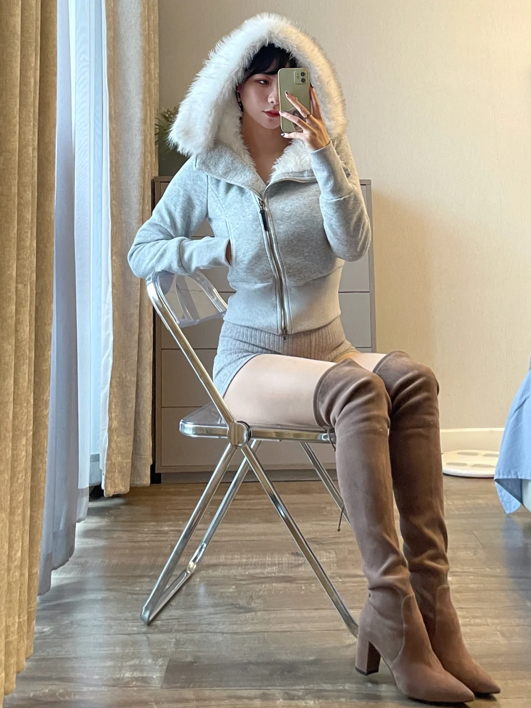 168/108斤 狠狠期待秋冬穿搭 偶尔是个辣妹