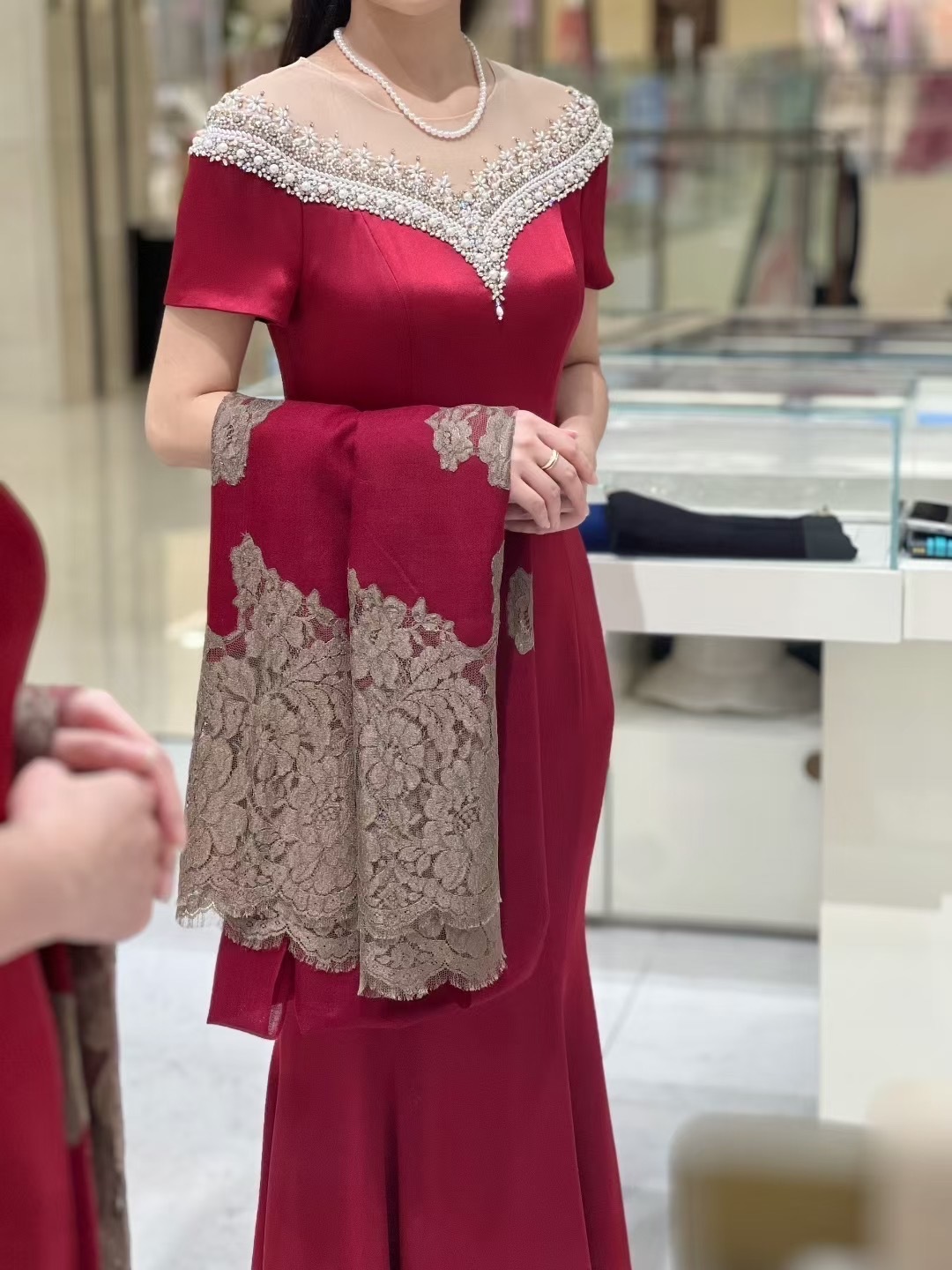 高圆圆同款名媛蕾丝