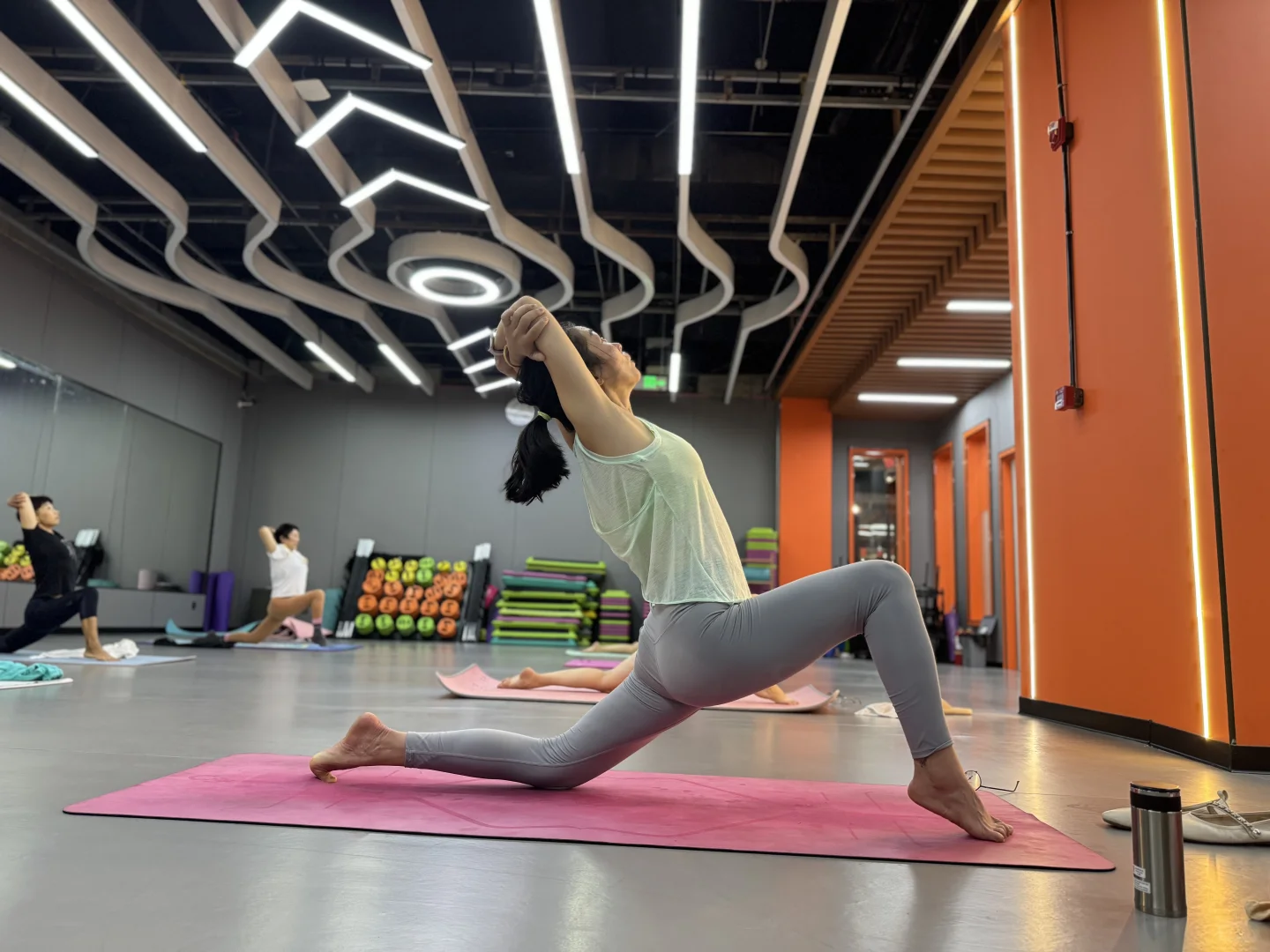 中年少妇的健身打卡日常