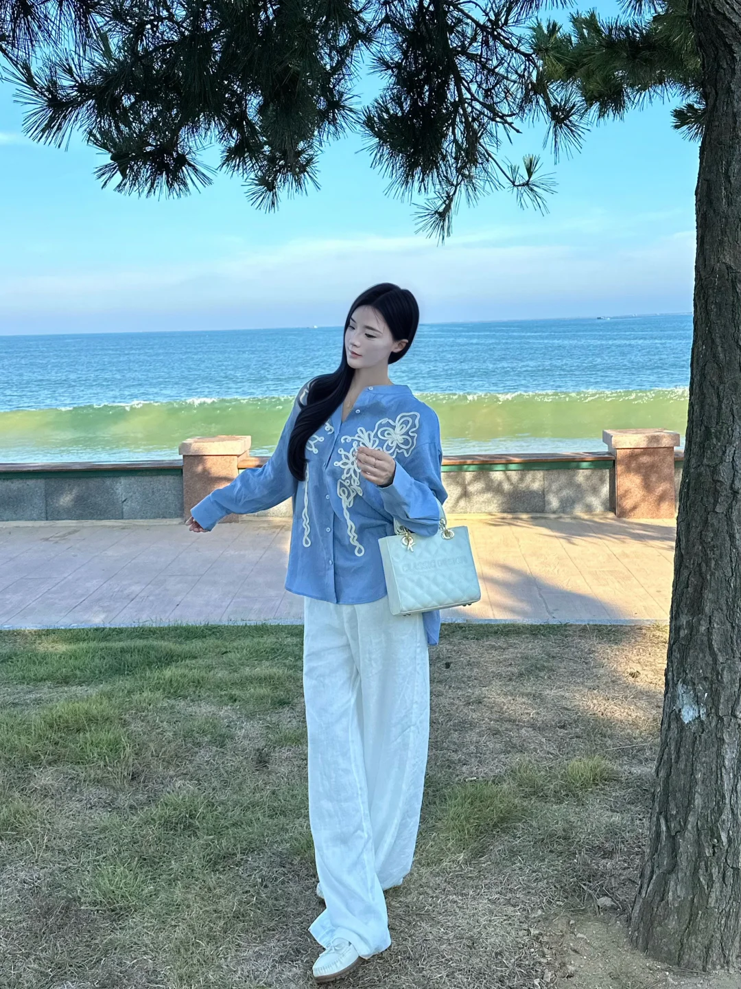 海边氛围感穿搭～