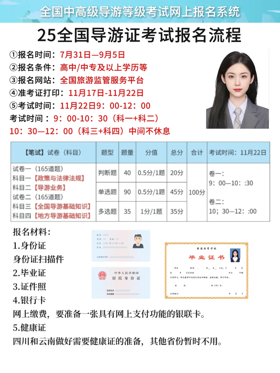 2025年全国导游证考试报名流程