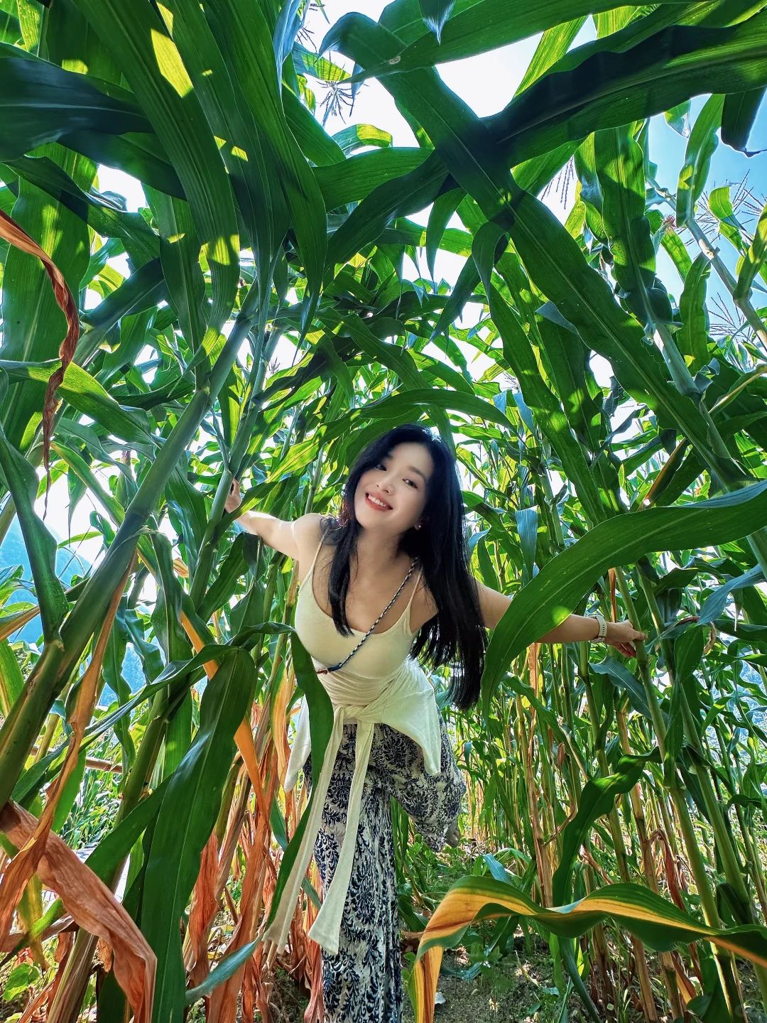 走进庄稼地感受大自然