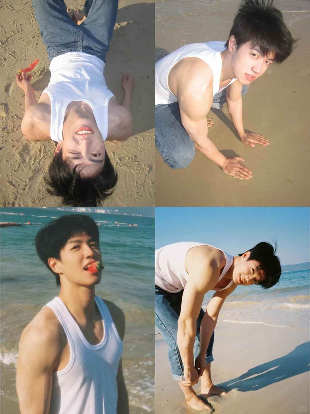 海边沙滩拍照姿势不会摆的快锁死！直接抄