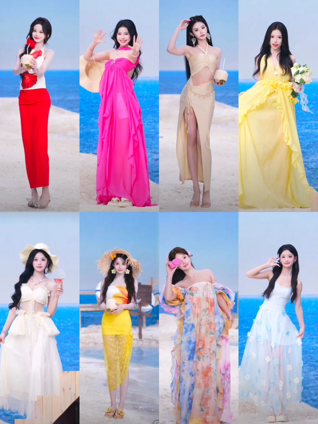 SK月度盛典走秀造型1⃣️丨夏日海边丨1-16