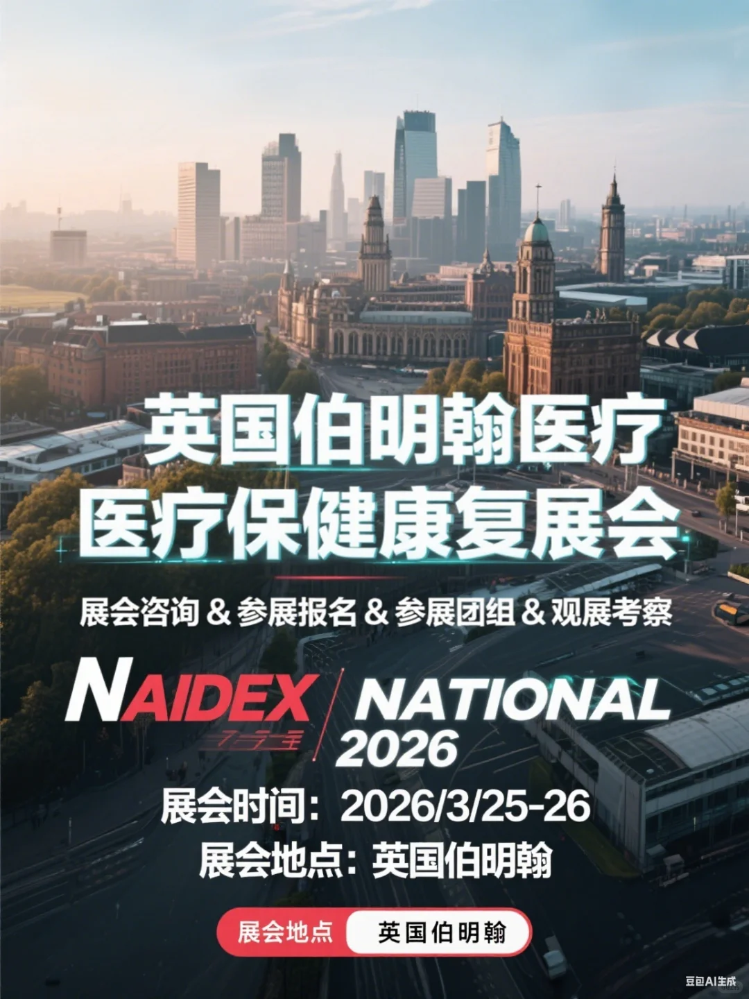 ✨必看！2026 英国伯明翰医疗康复展