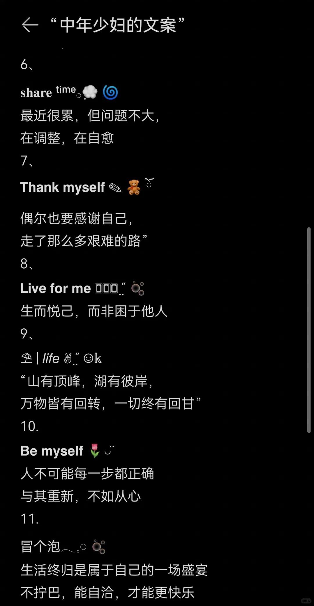 “中年少妇的文案”