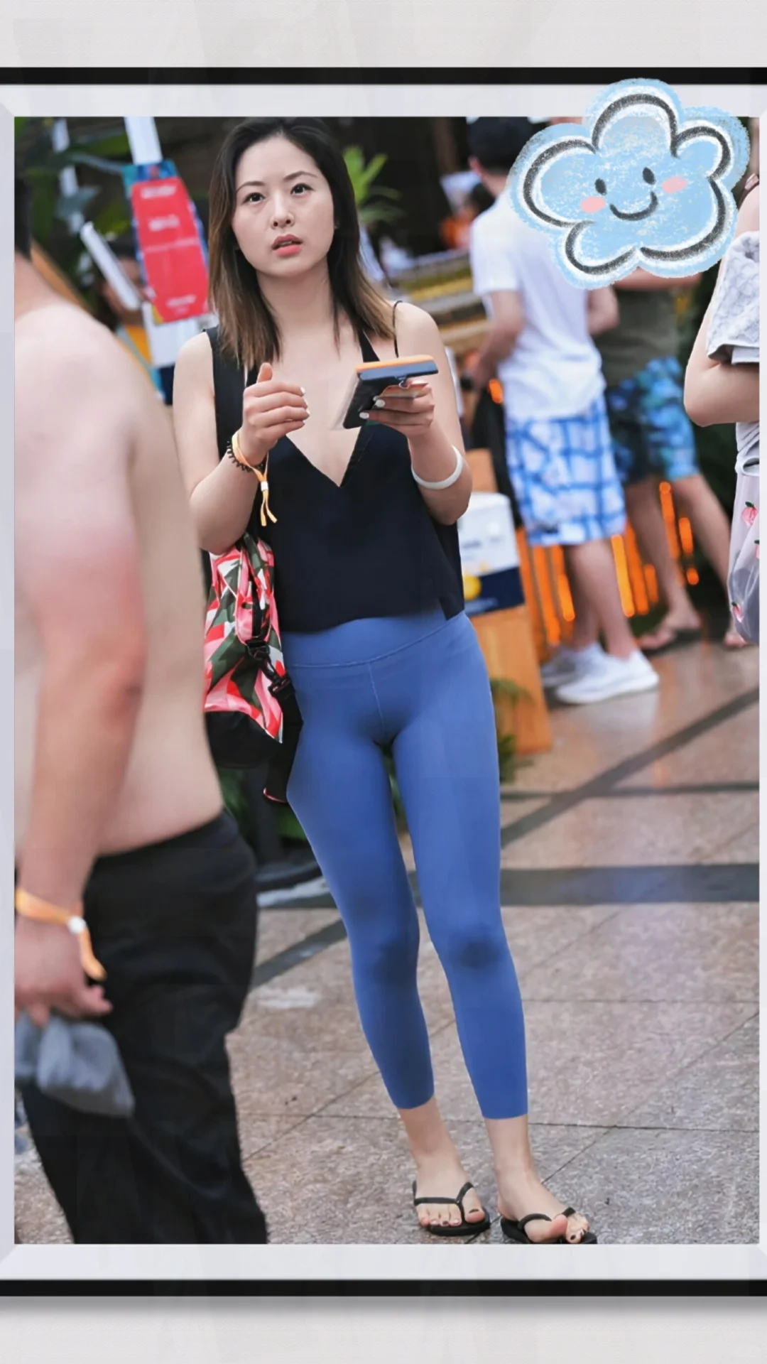 救命！这条瑜伽裤让我蹲下都不用扶，你信吗