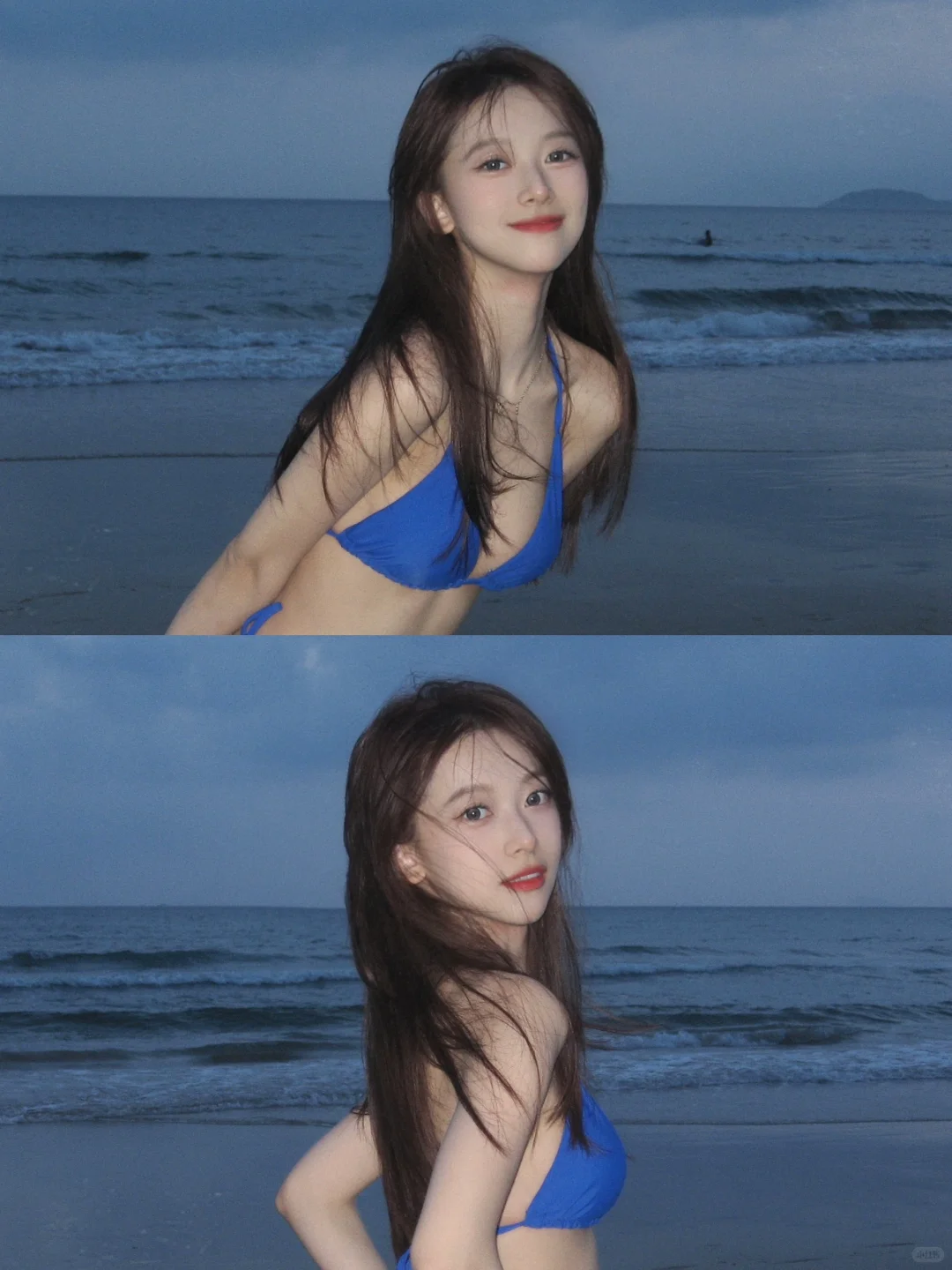 在海边实现穿衣自由?