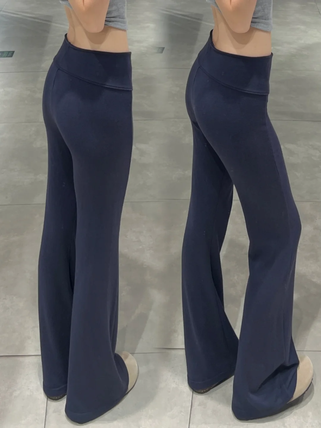 改版了五次终于做出这种版型的微喇瑜伽裤啊