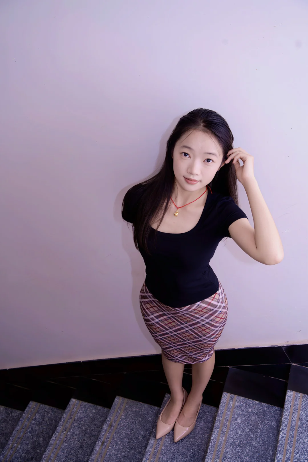 楼梯间氛围感少妇（富民约拍9/100）