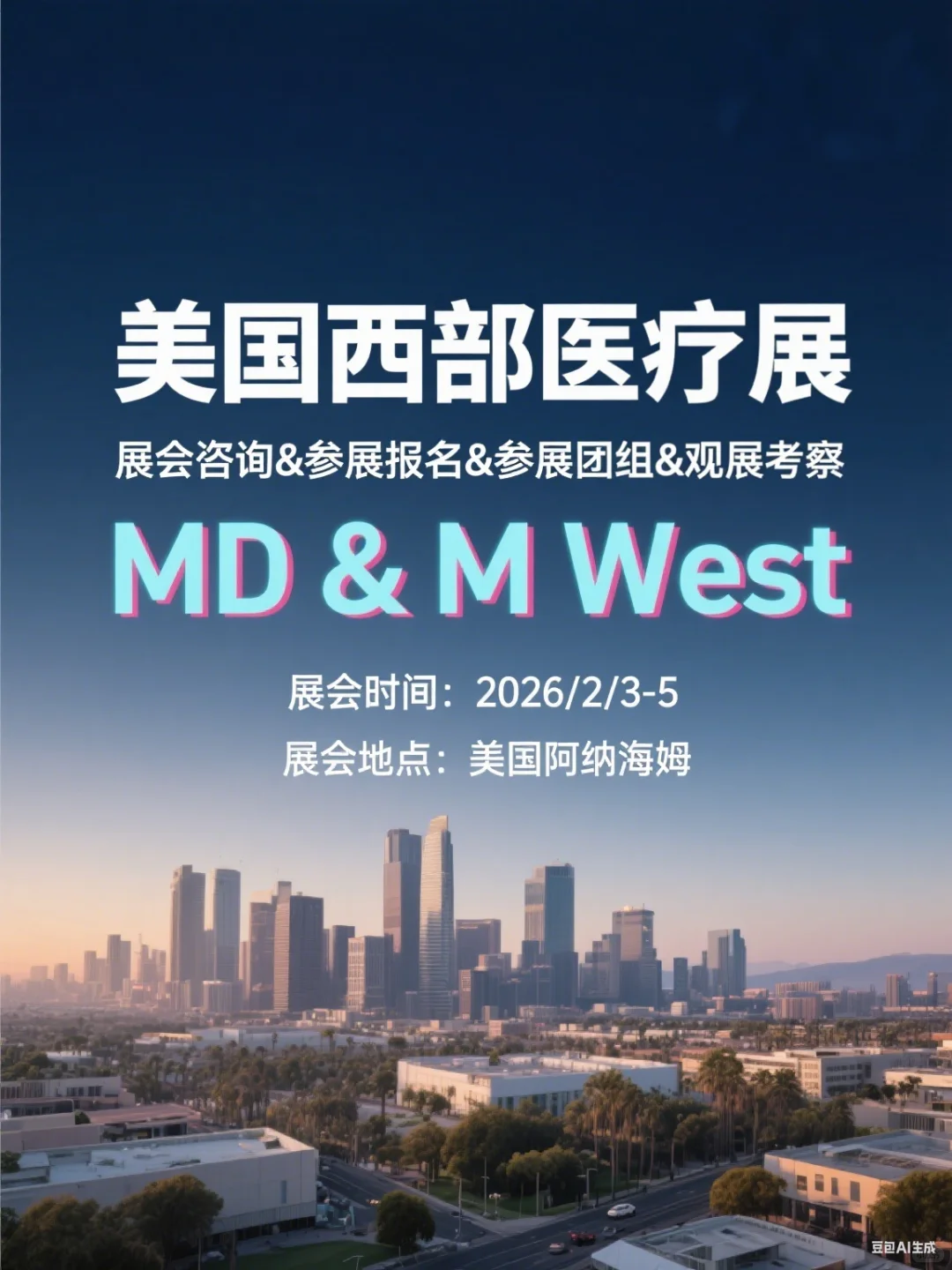 2026年美国西部医疗展亮点揭秘