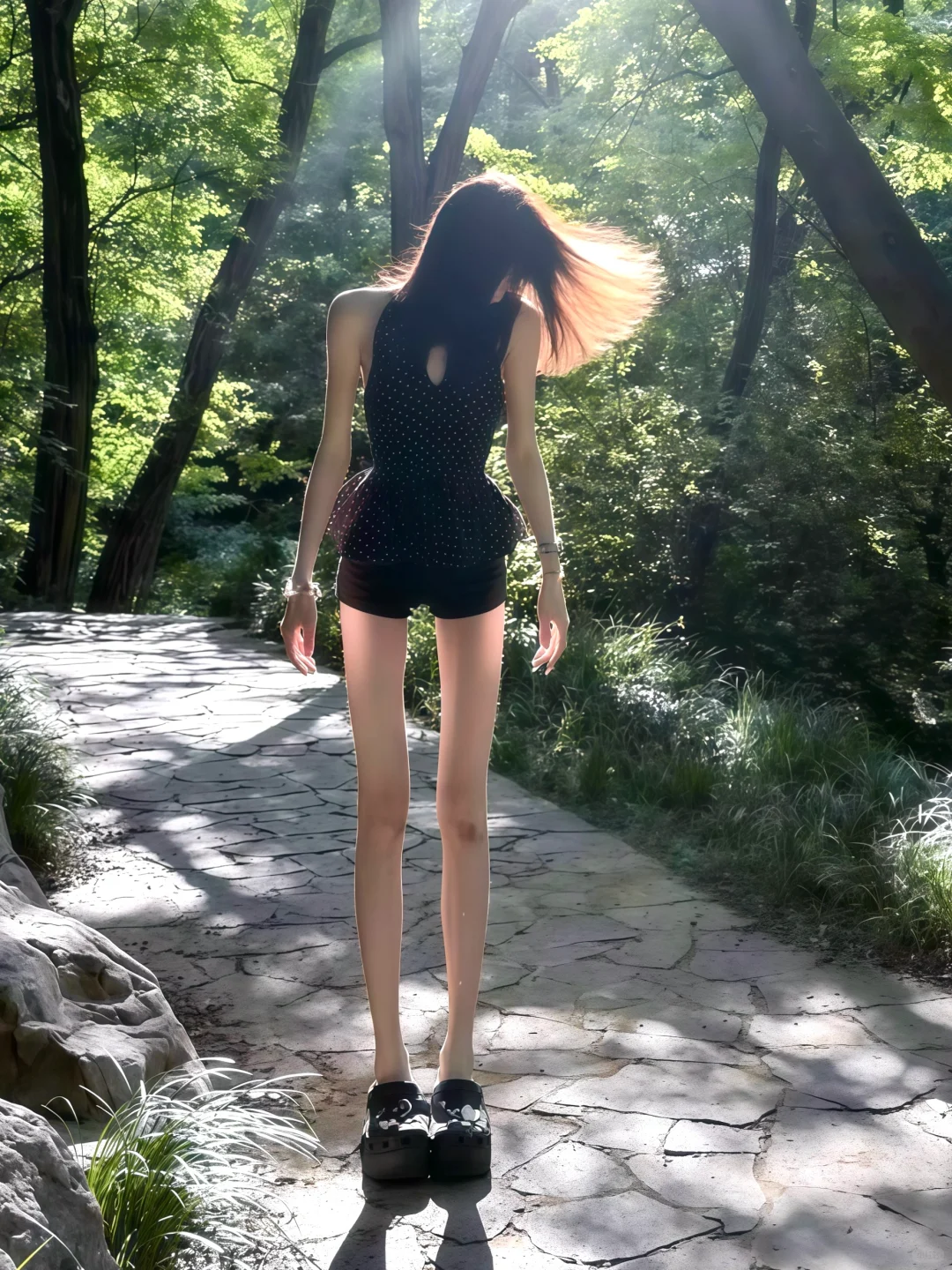 174 85｜你看她的腿会发光诶