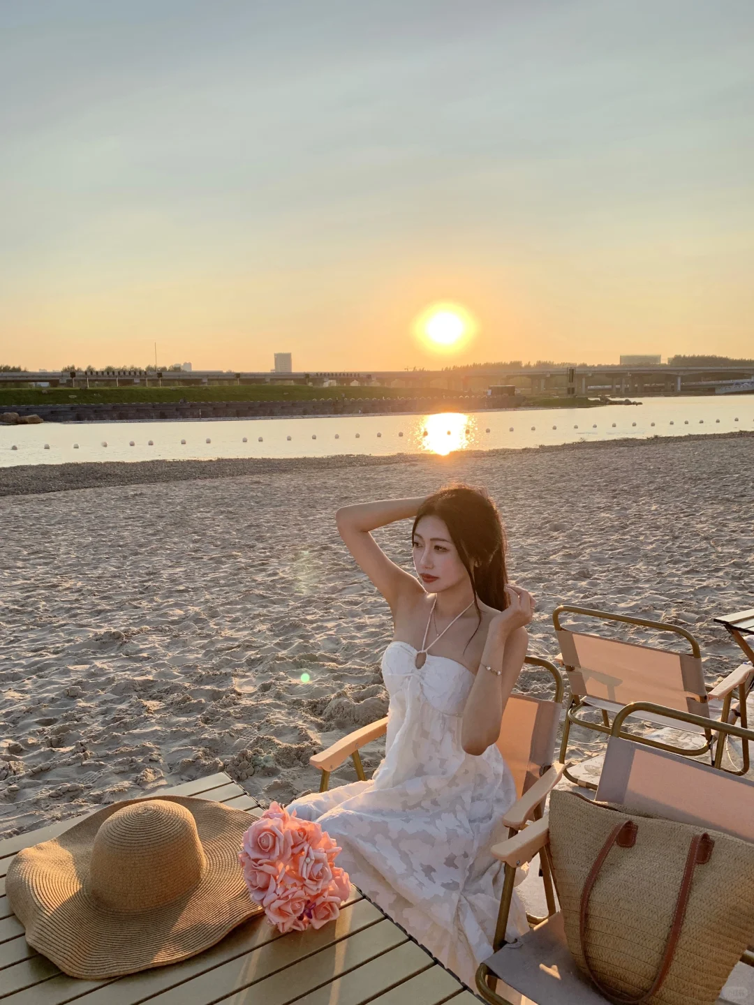 不是巴厘岛?️长春粉色沙滩太美了｜肆季南河