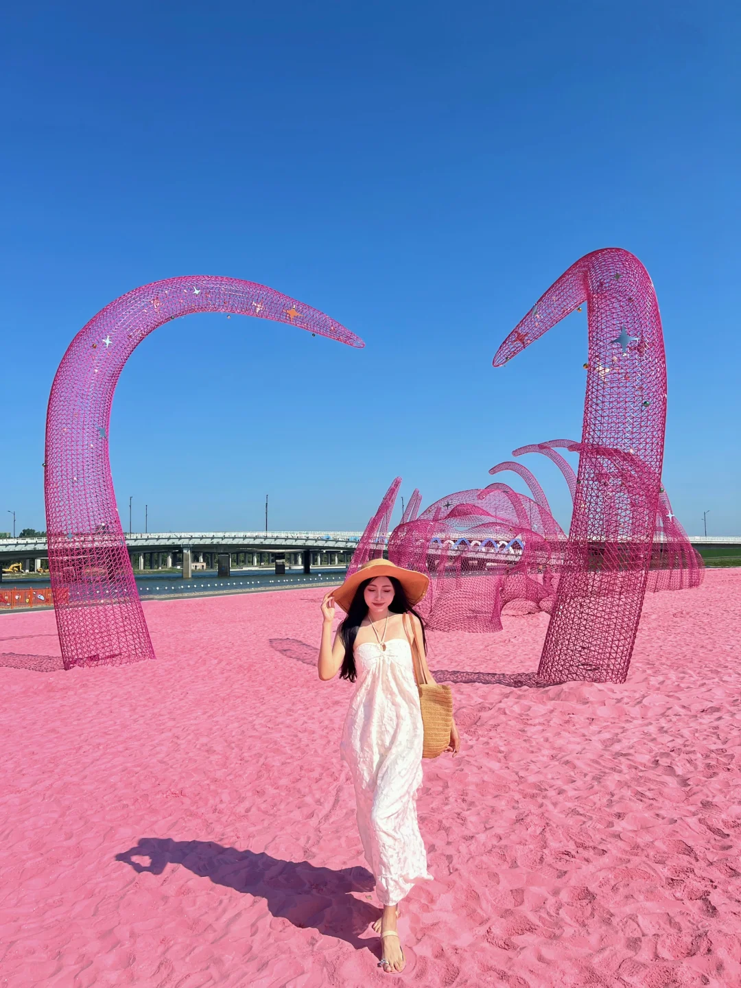 不是巴厘岛?️长春粉色沙滩太美了｜肆季南河