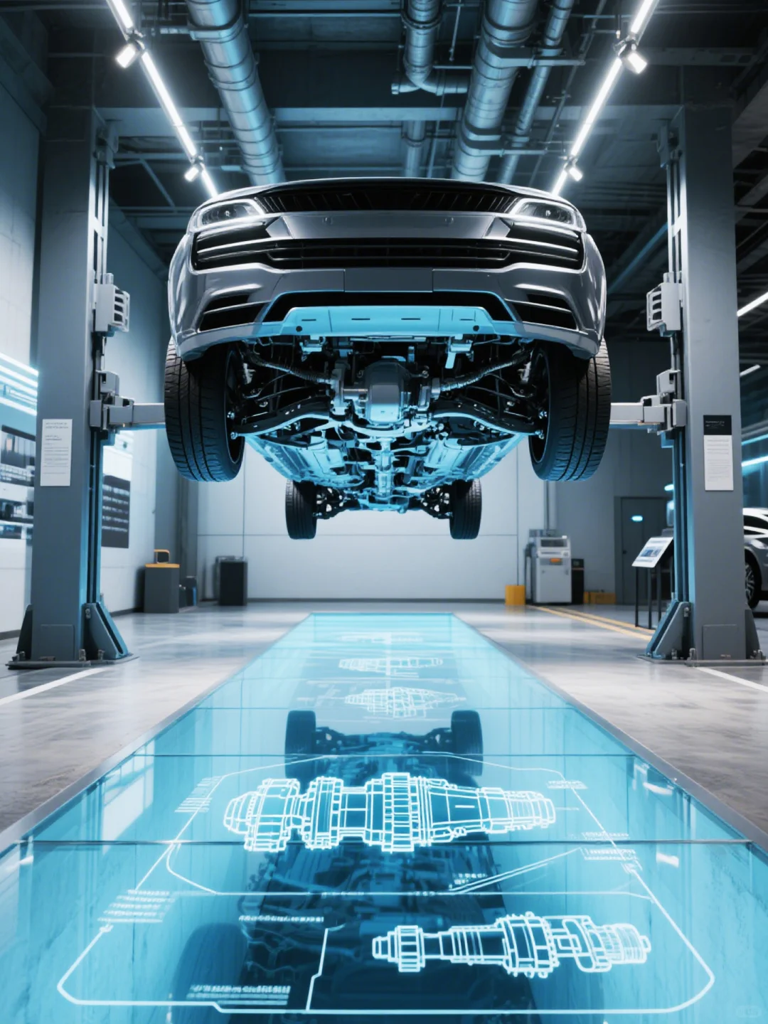 货车科技展厅丨赛博朋克+重工业=？