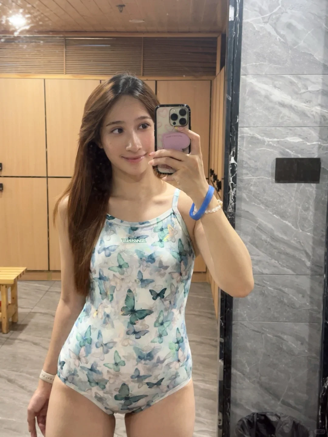 160 54kg swans蝴蝶泳衣实测！