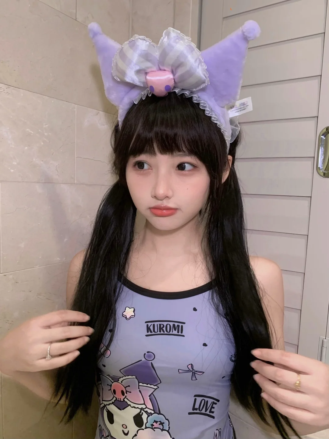 我宣布库洛米泳衣就是坠可爱哒?⌯>ᴗ o⌯.ᐟ.ᐟ