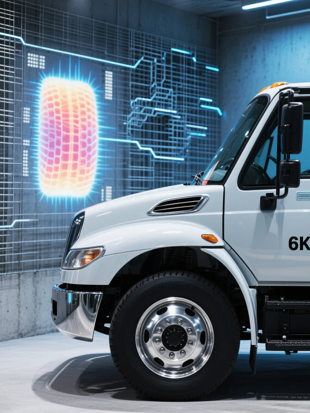 货车科技展厅丨赛博朋克+重工业=？