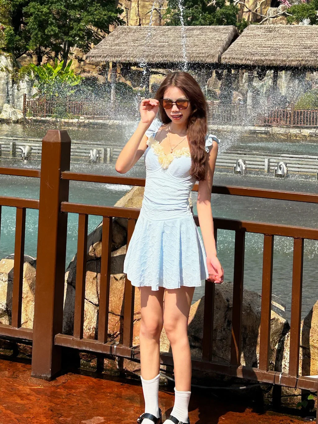 可以日常穿的泳衣 这个水蓝色太好看了