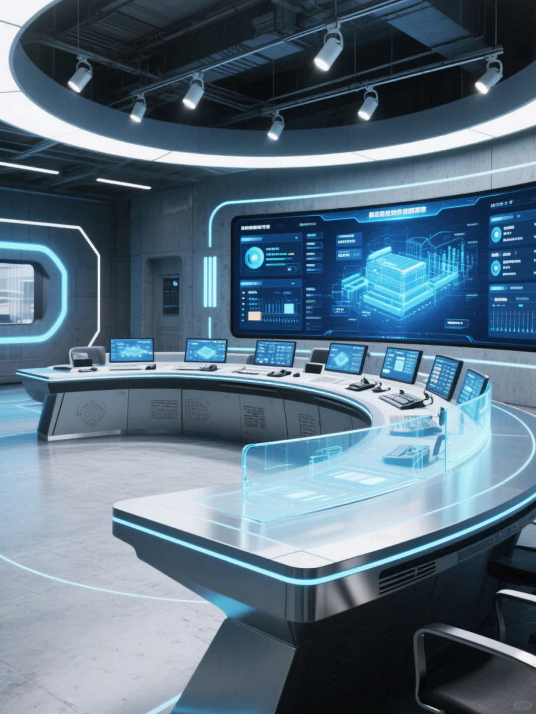 货车科技展厅丨赛博朋克+重工业=？