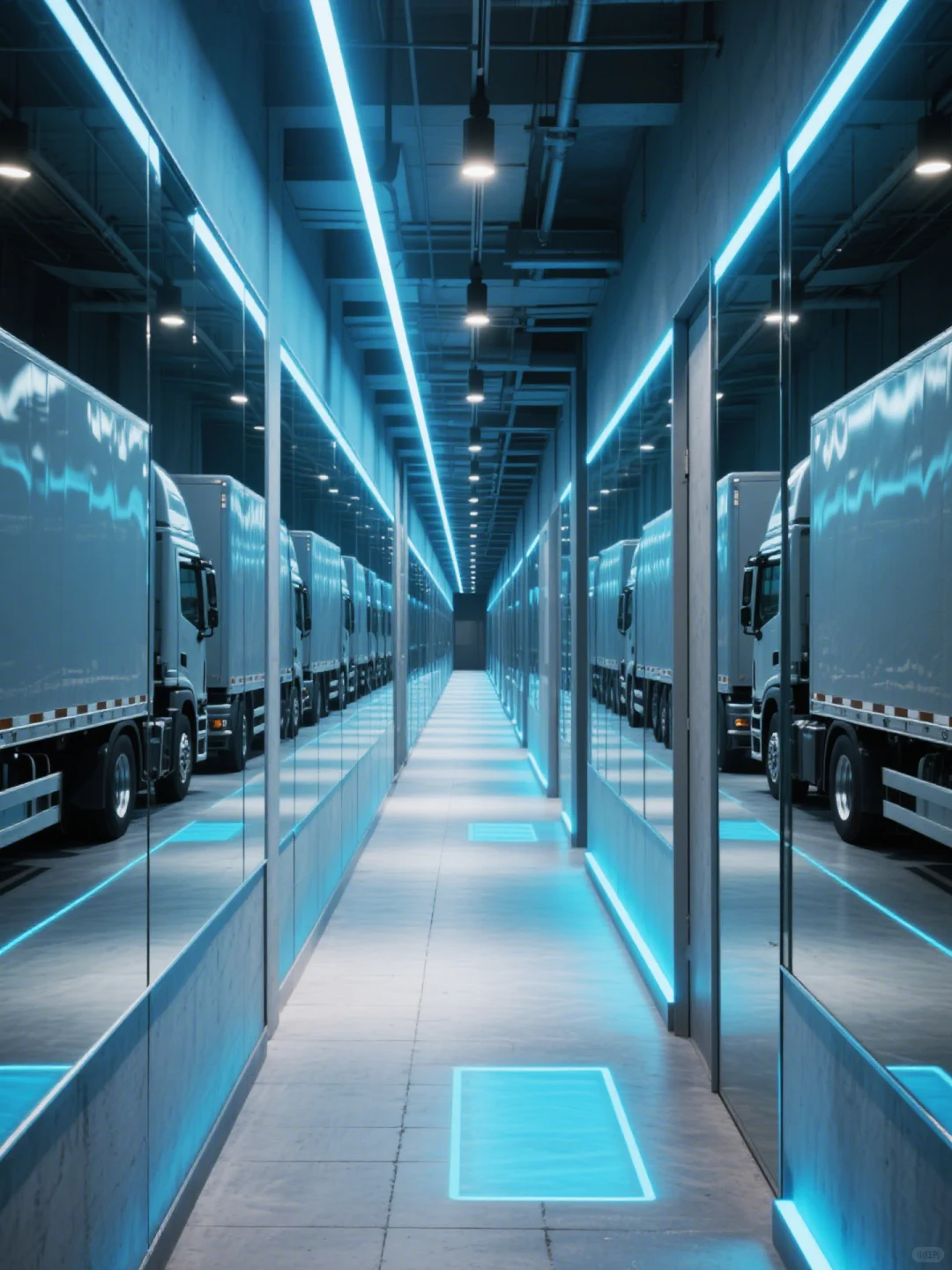 货车科技展厅丨赛博朋克+重工业=？