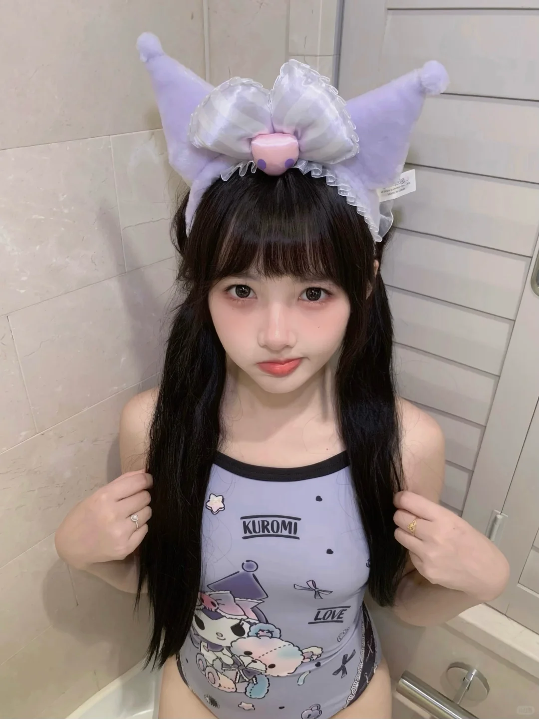 我宣布库洛米泳衣就是坠可爱哒?⌯>ᴗ o⌯.ᐟ.ᐟ