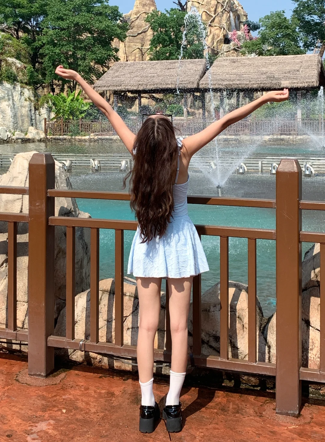 可以日常穿的泳衣 这个水蓝色太好看了