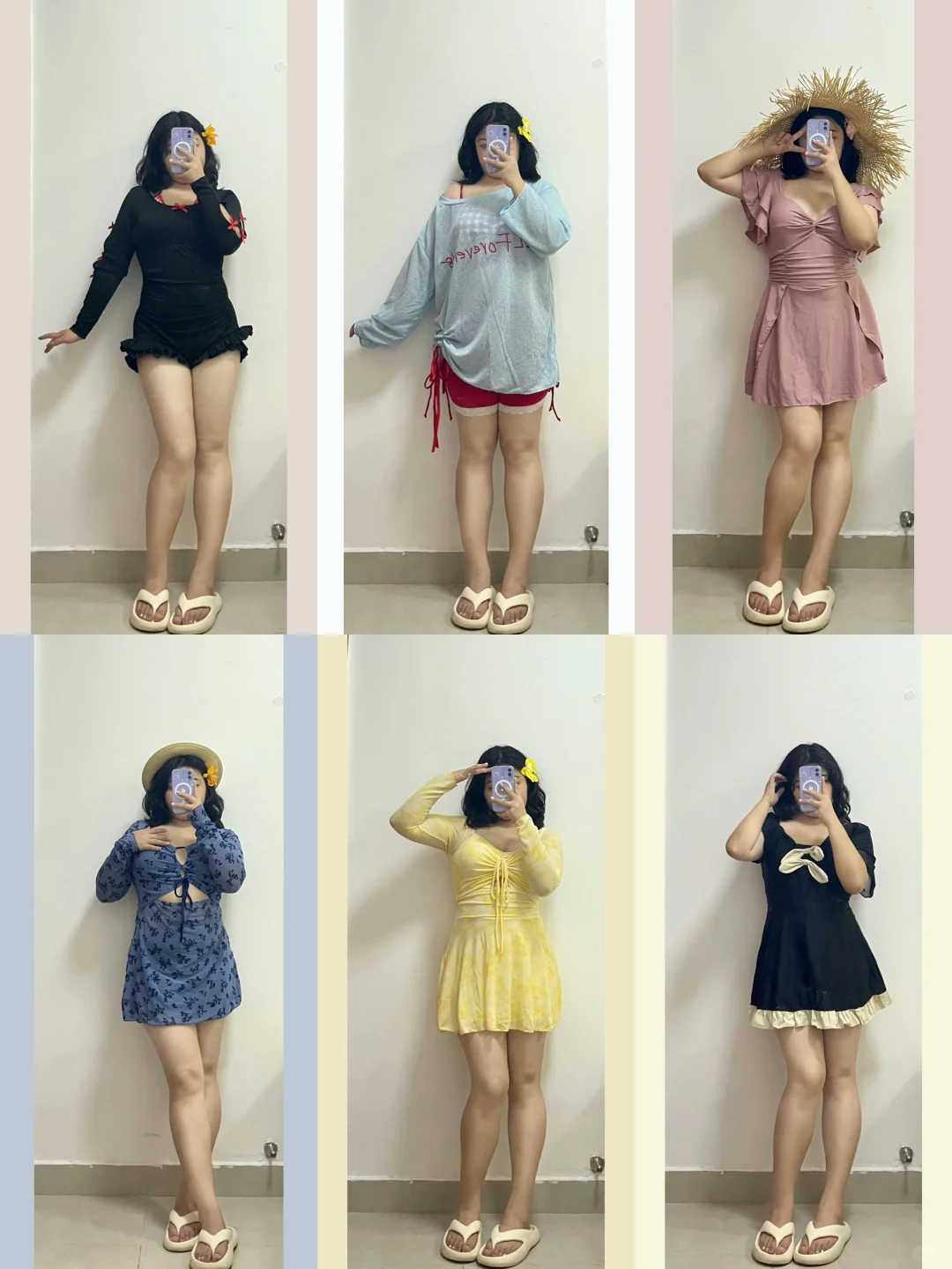 136斤｜合集‼️今年夏天穿过的泳衣?微胖分享