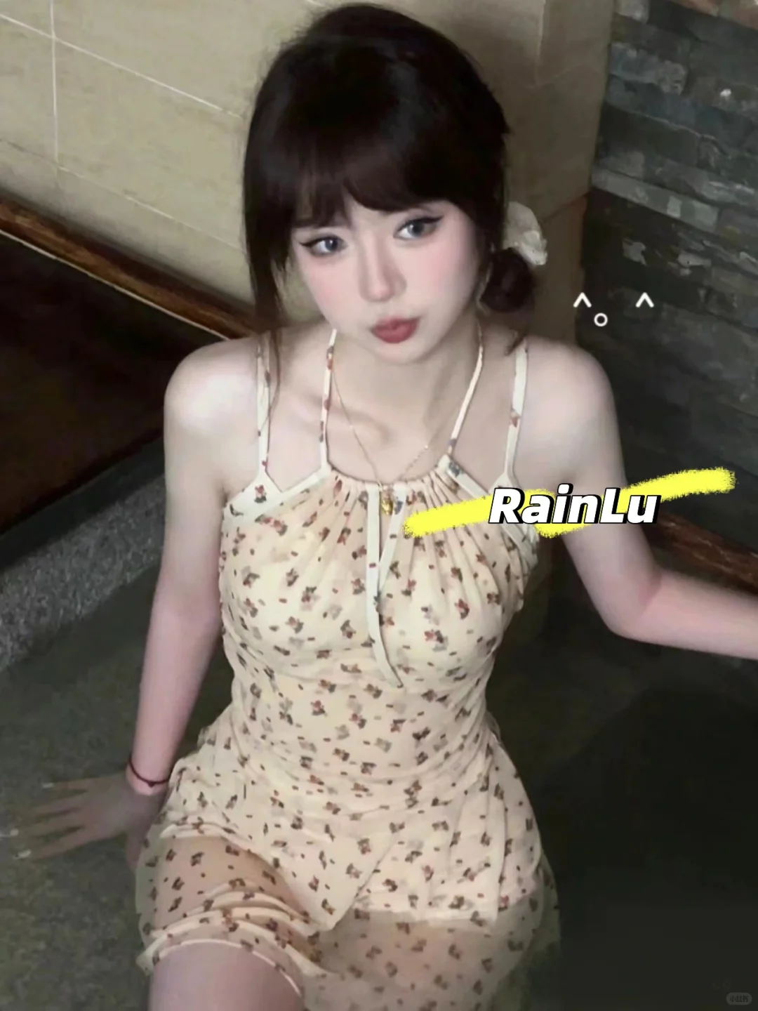 ?【韩系卡通纱裙泳衣】可爱少女感满满！