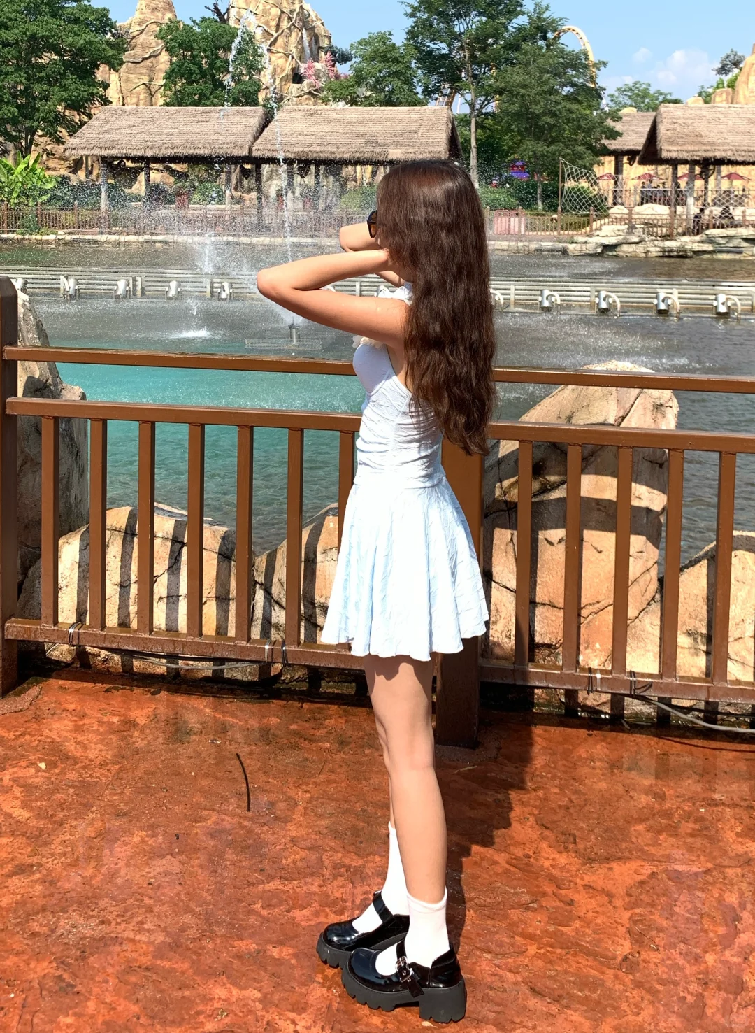 可以日常穿的泳衣 这个水蓝色太好看了