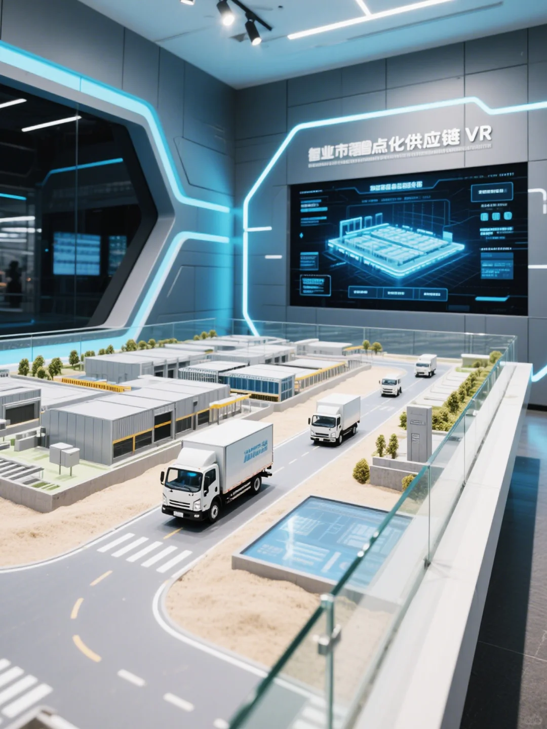 货车科技展厅丨赛博朋克+重工业=？