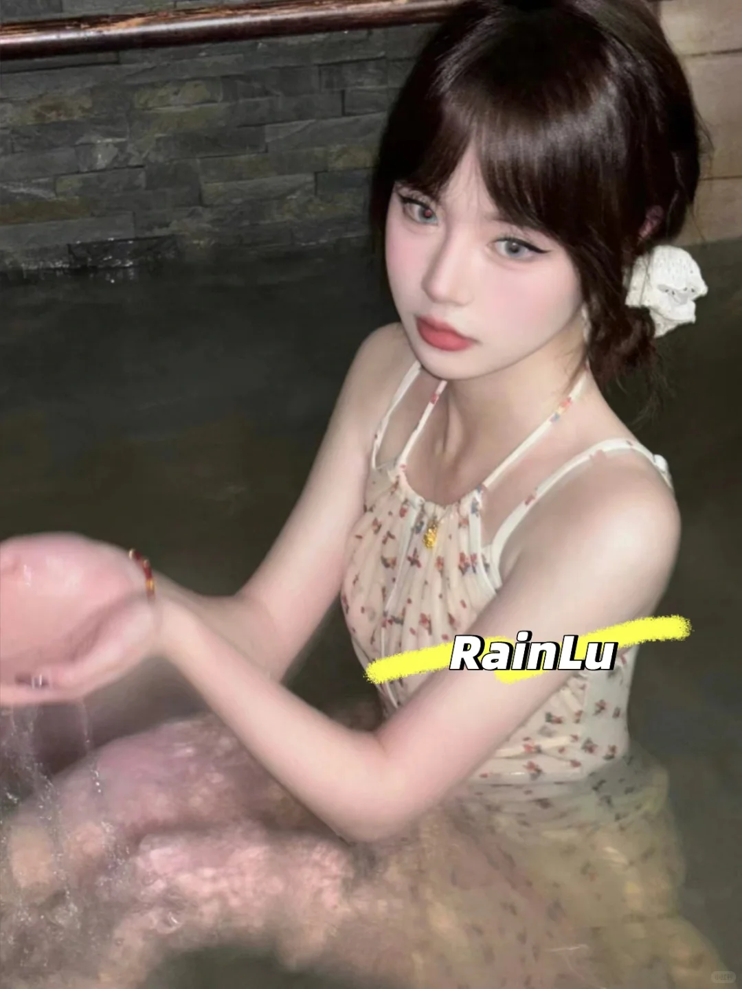 ?【韩系卡通纱裙泳衣】可爱少女感满满！