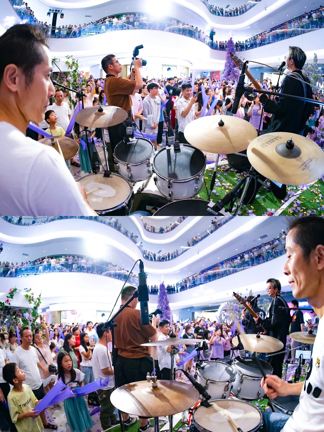 城市惊喜?围观了一场氛围感拉满的演出✨