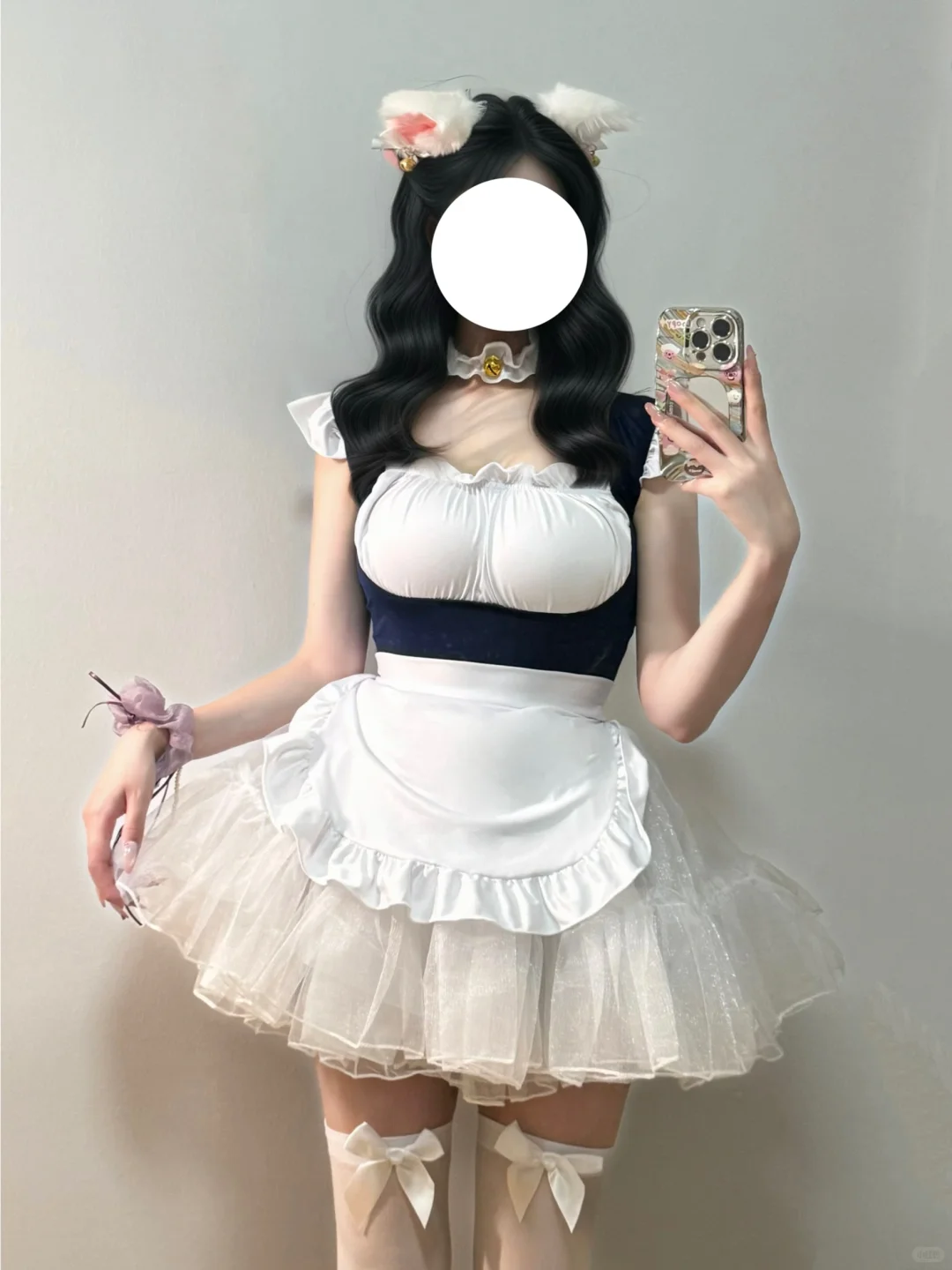 左滑看上身，今天cos小女仆?