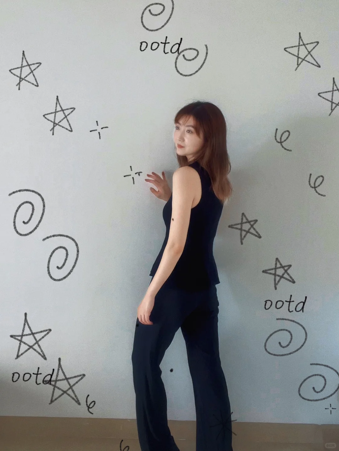 无论什么身材都穿衣自由，黑色极简LOOK