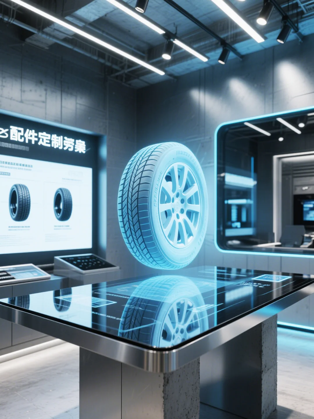 货车科技展厅丨赛博朋克+重工业=？